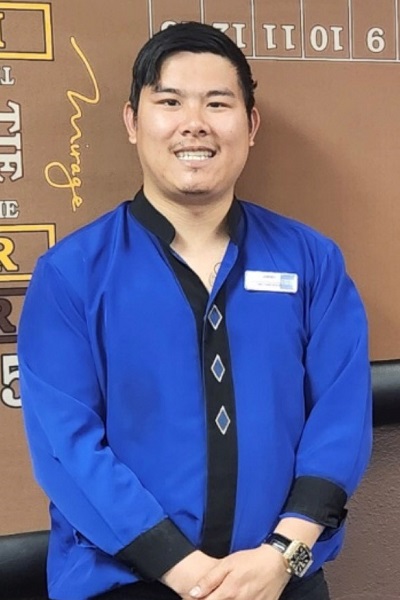 Johnny Palace Station Casino gaming bartending student