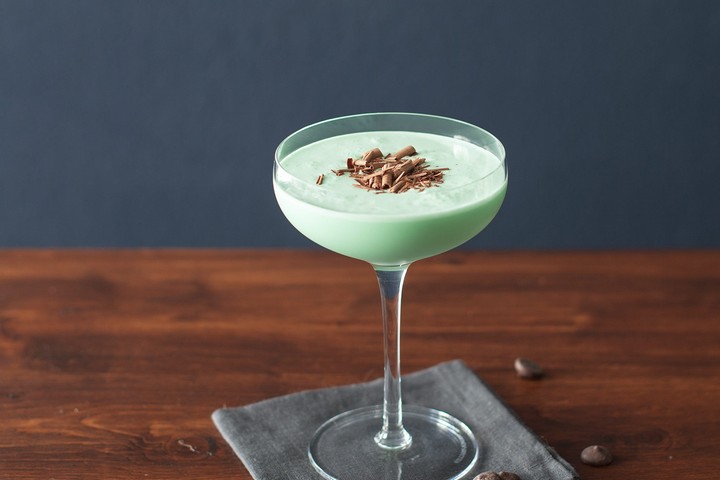 The Sweet and Minty Grasshopper Cocktail